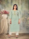 Maa Senorita Fancy Ethnic Wear Cotton Embroidery Kurti Collection